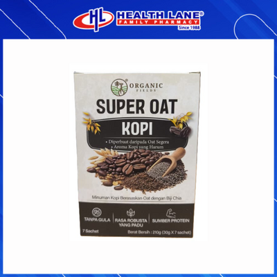 ORGANIC FIELDS SUPER OAT COFFEE 210G